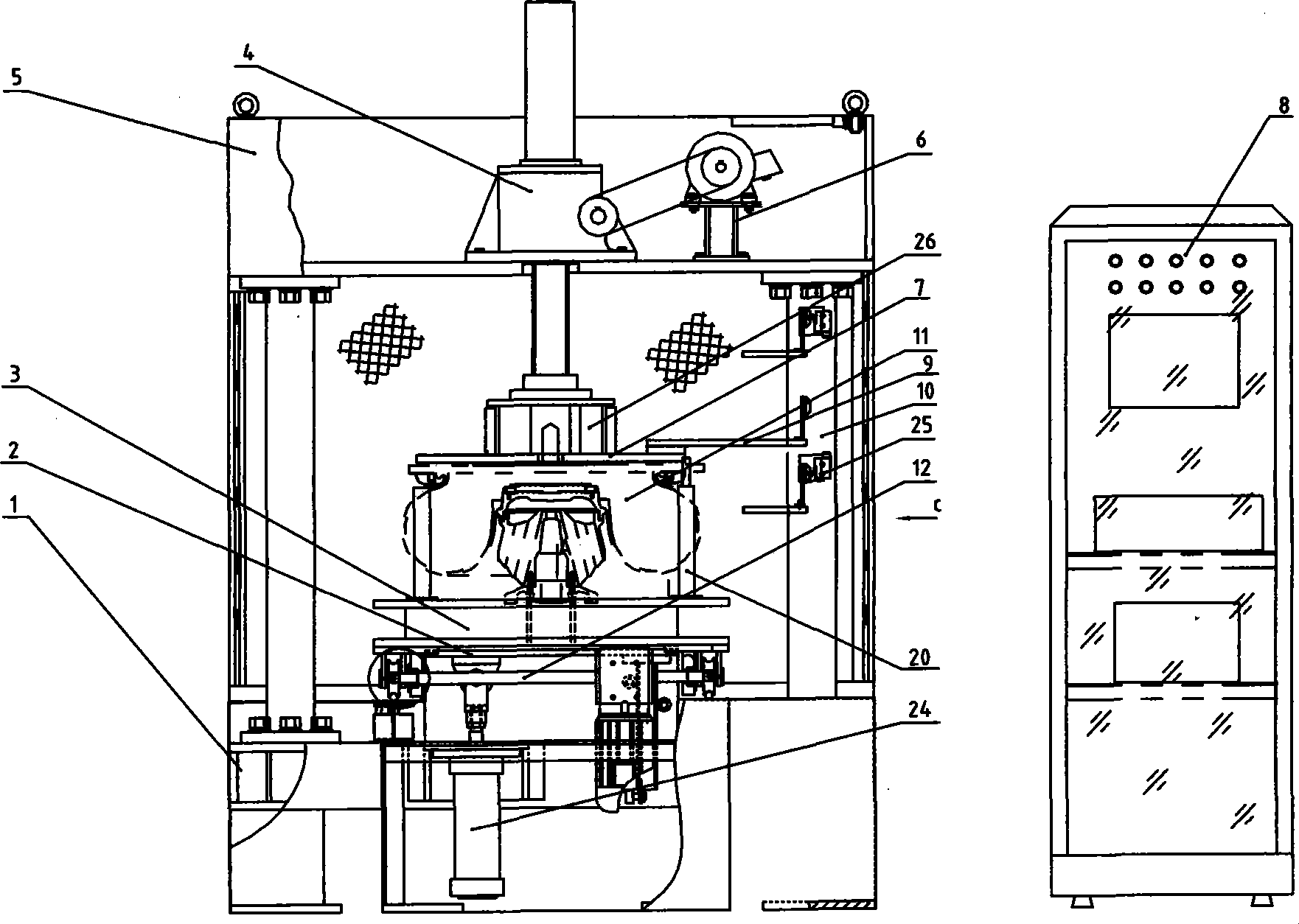 Air spring test stand