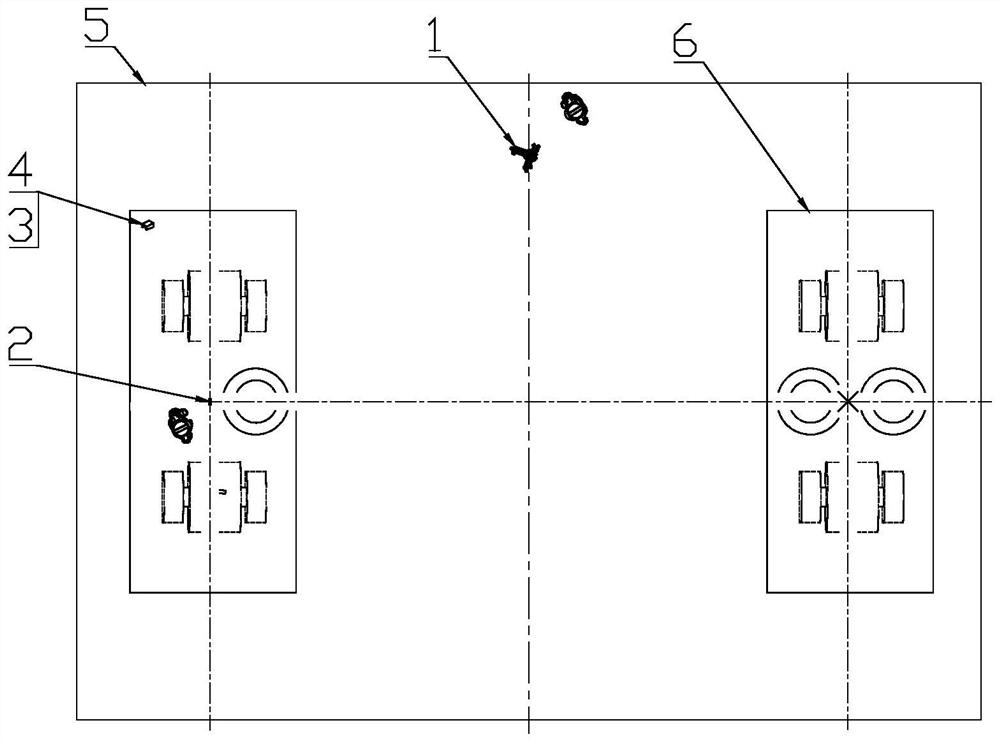 Installation method of sintering cylinder type mixing machine