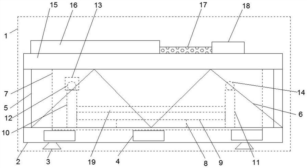 Keyboard with ash removal device