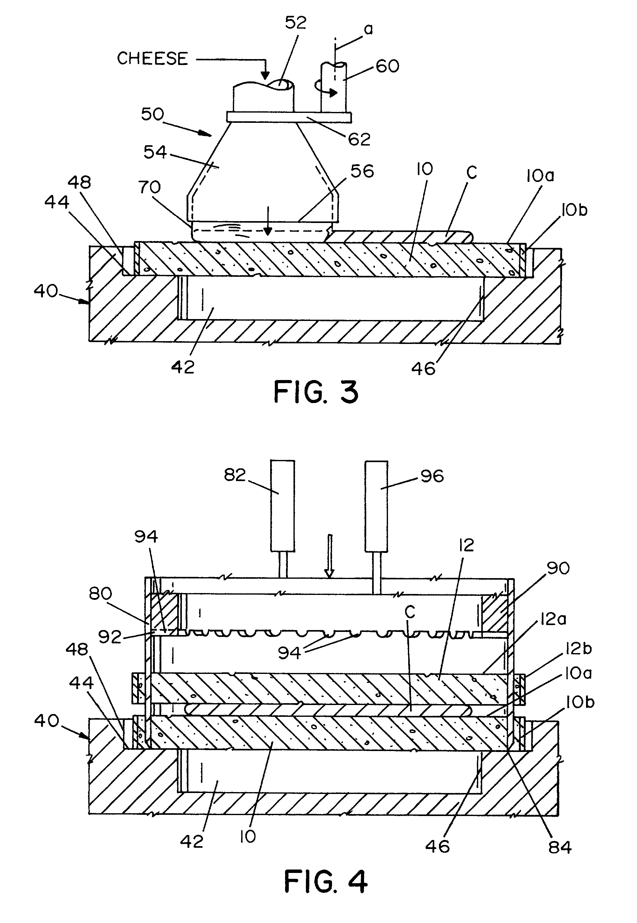 Frozen crustless sliced sandwich and method and apparatus for making same