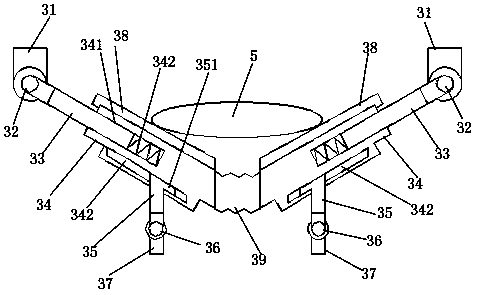 Drying device for wind turbine blade mould