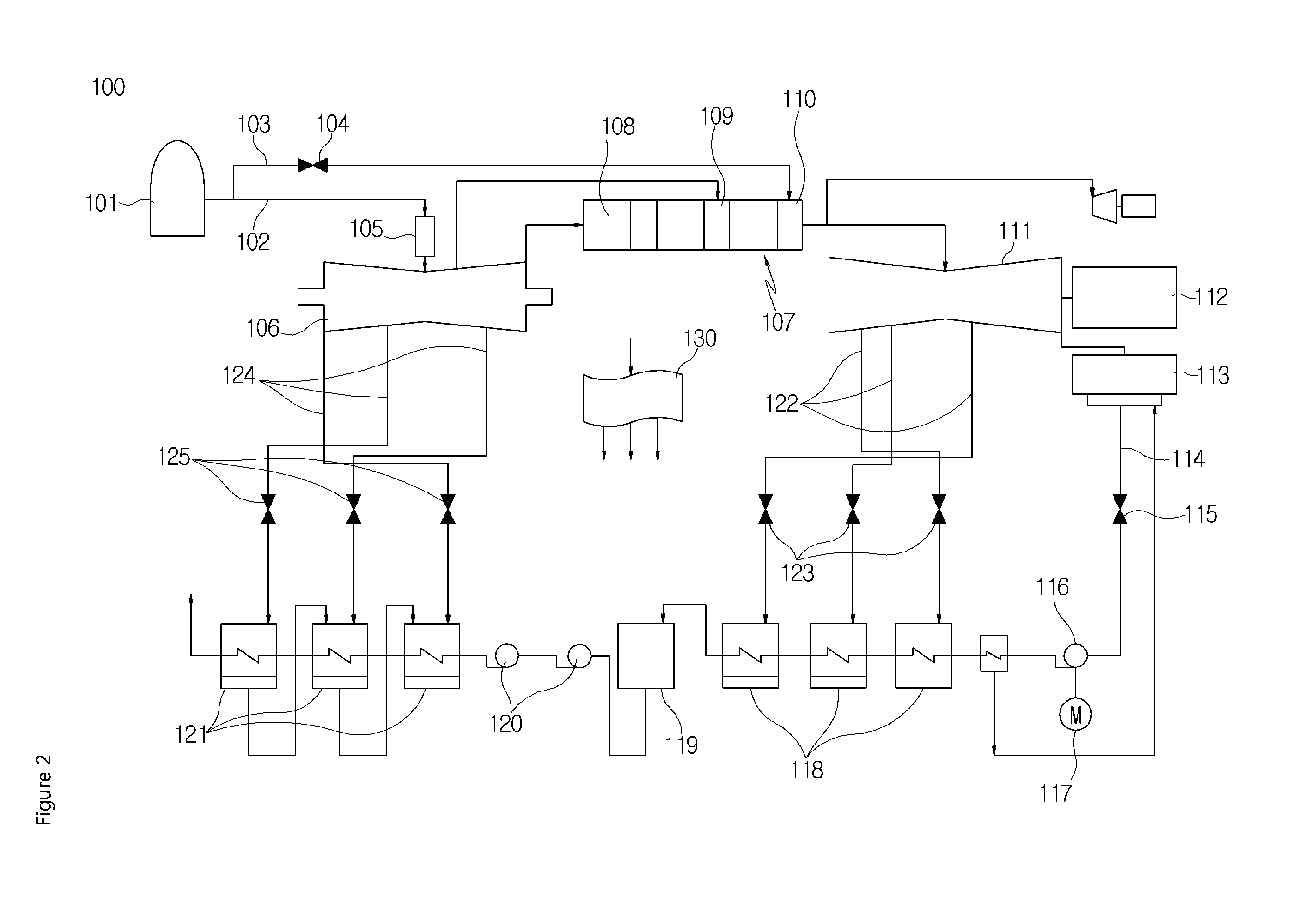 Apparatus and method for reactor power control of steam turbine power generation system