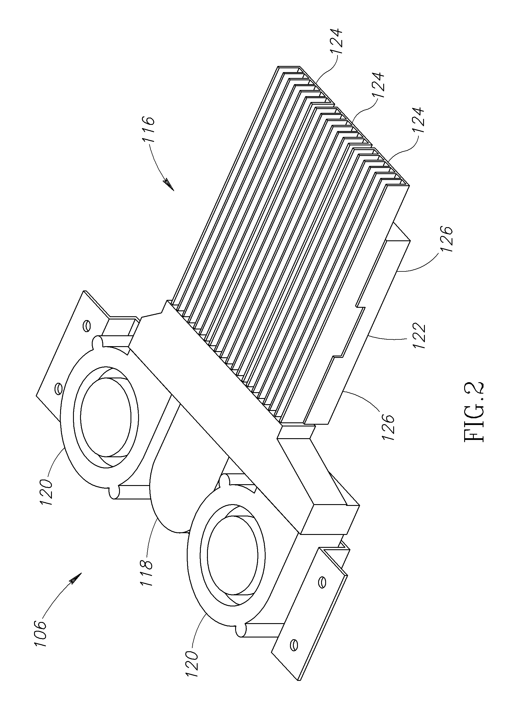 Cooling system for rack-mounted electronics equipment