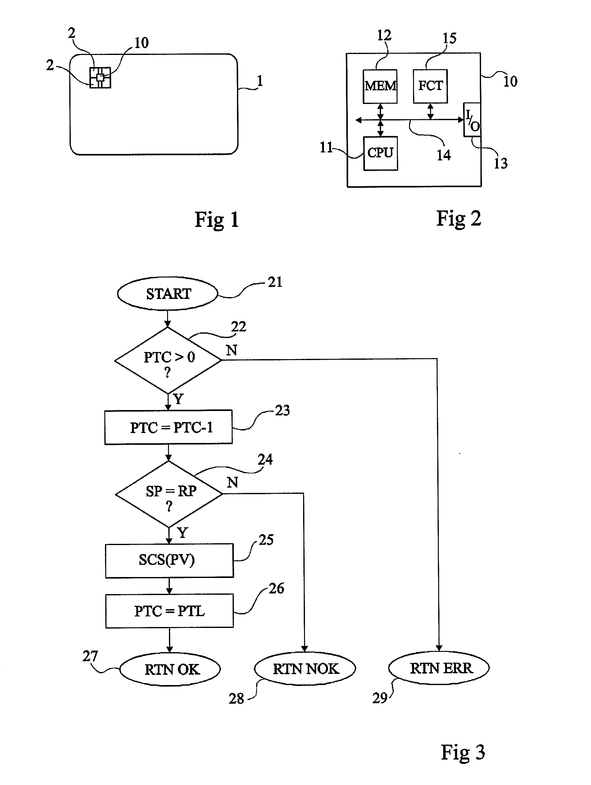 Temporary locking of an electronic circuit