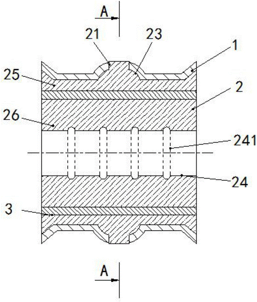 Vehicle horizontal stabilizer bar bush