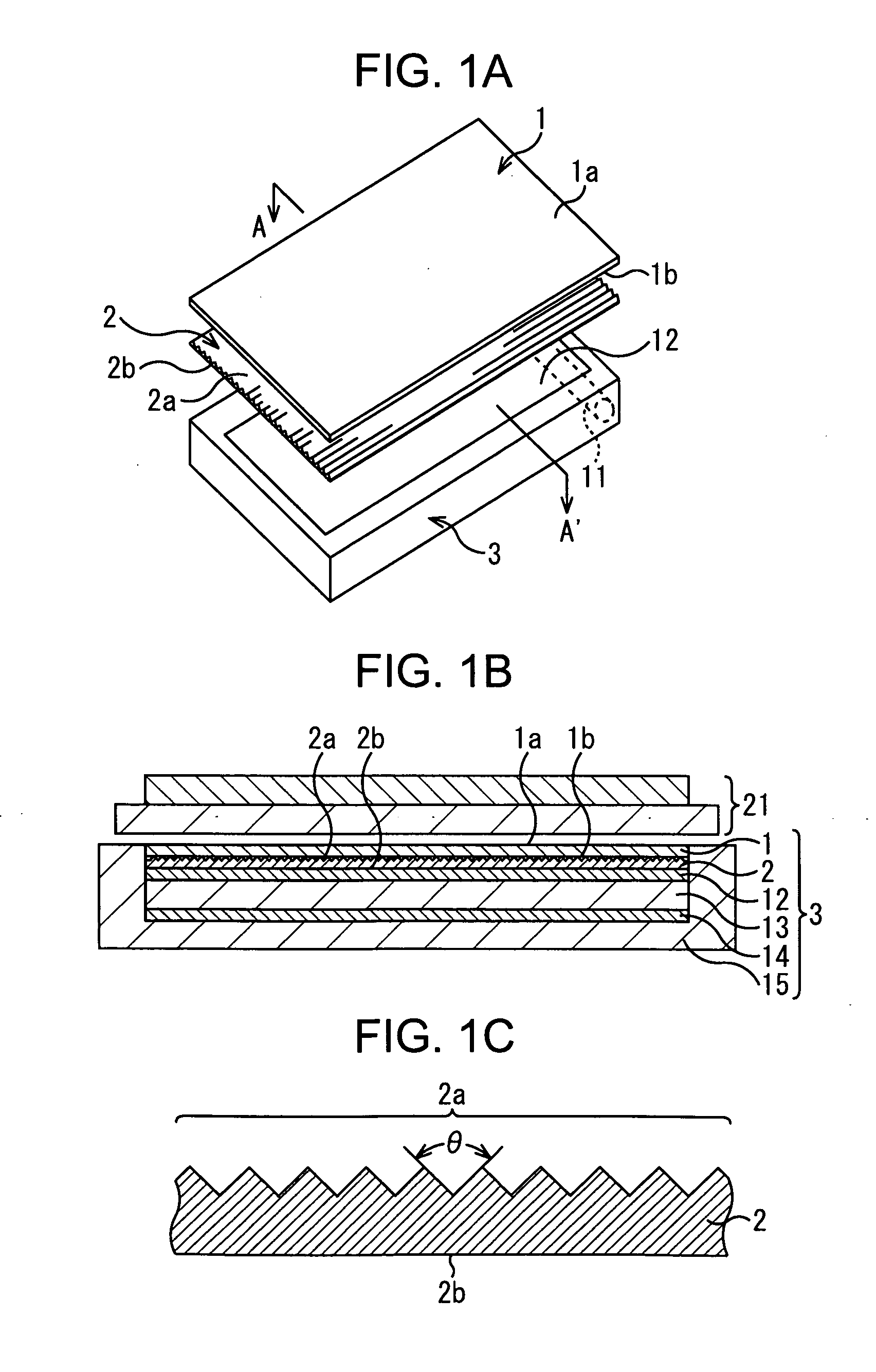 Back light, light guiding plate, method for manufacturing diffusion plate and light guiding plate, and liquid crystal display device