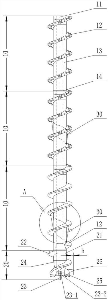 Soil-squeezing hole-forming and pile-forming method for threaded pile