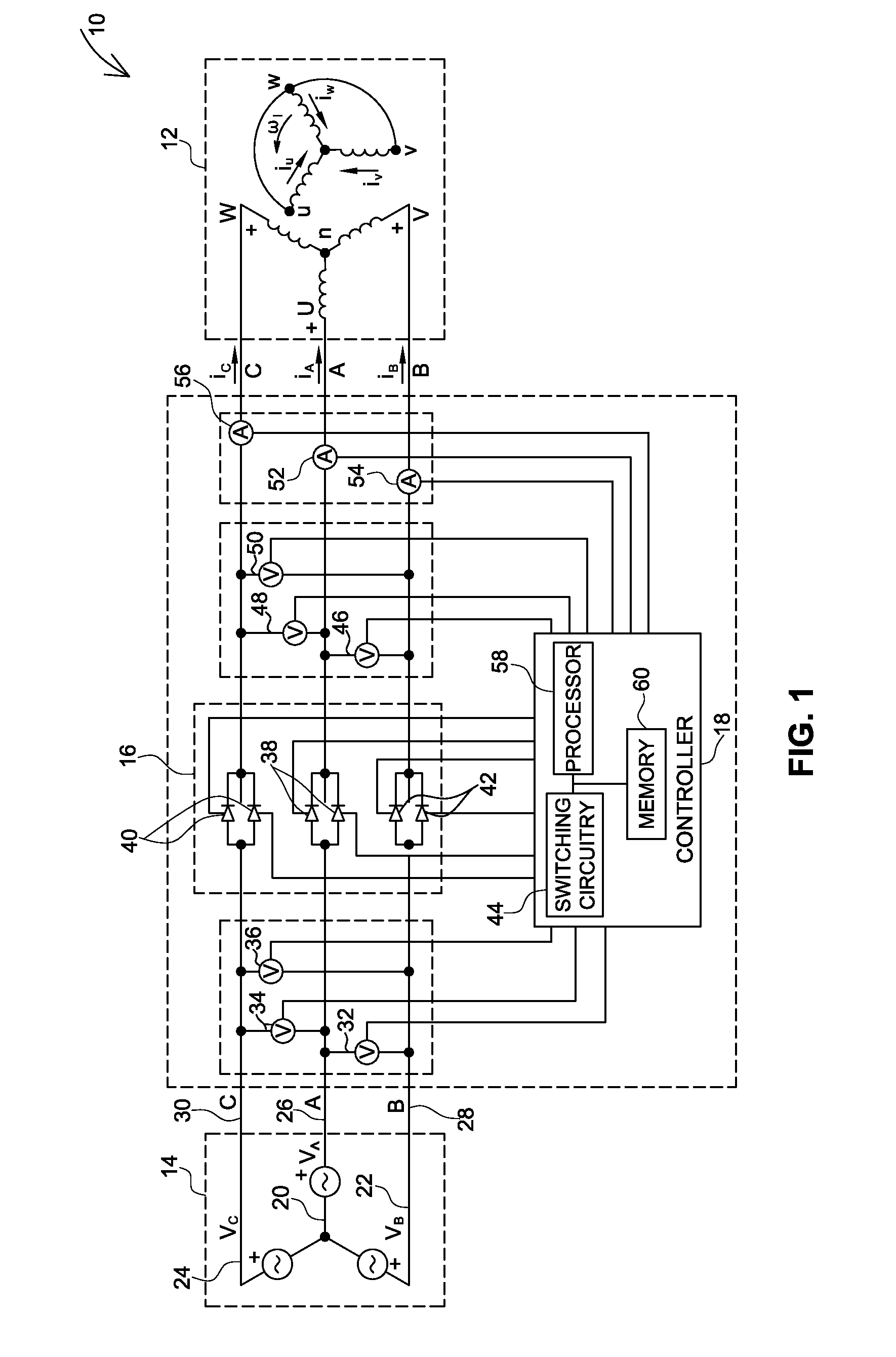Parameter estimation system and method for an induction motor