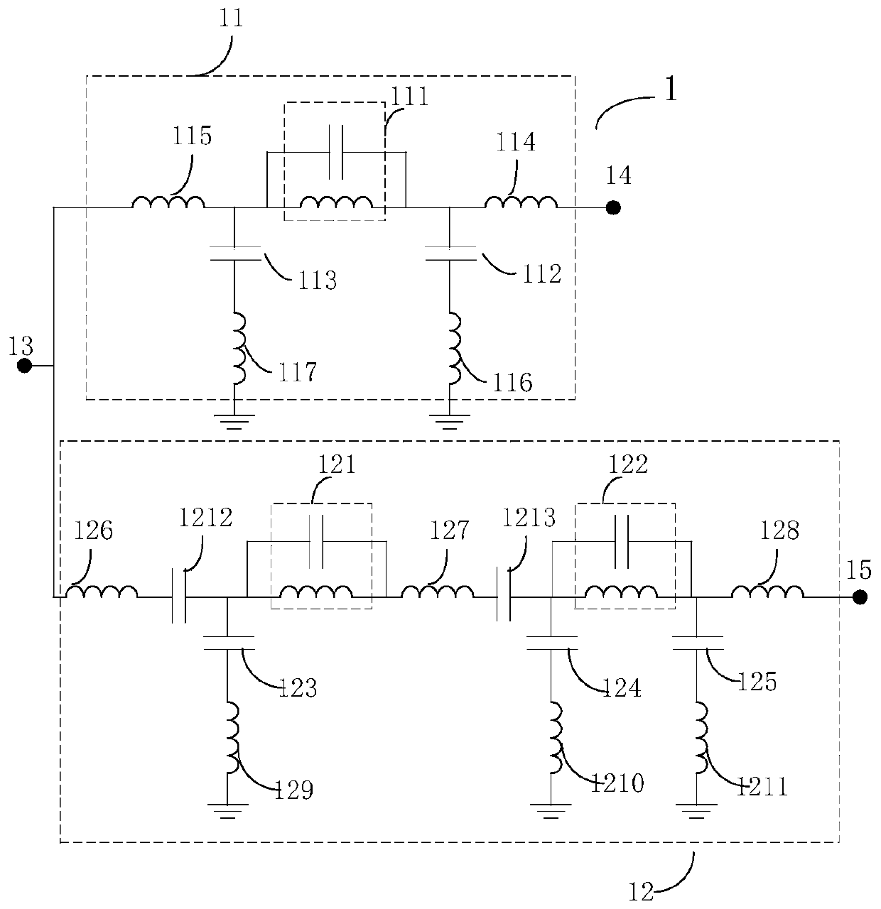 Duplexer, multiplexer, high-frequency front-end circuit and communication device