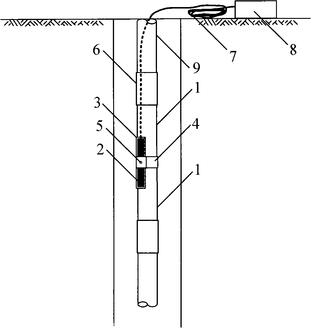 Lateral earth pressure sensor embedment method and device in earth