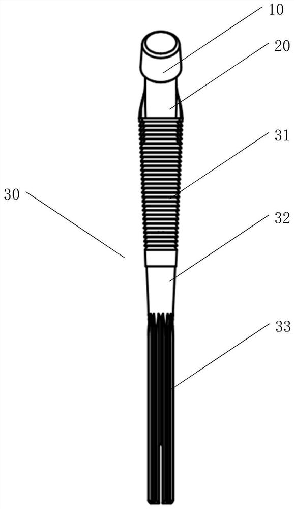 Artificial hip joint femoral stem prosthesis