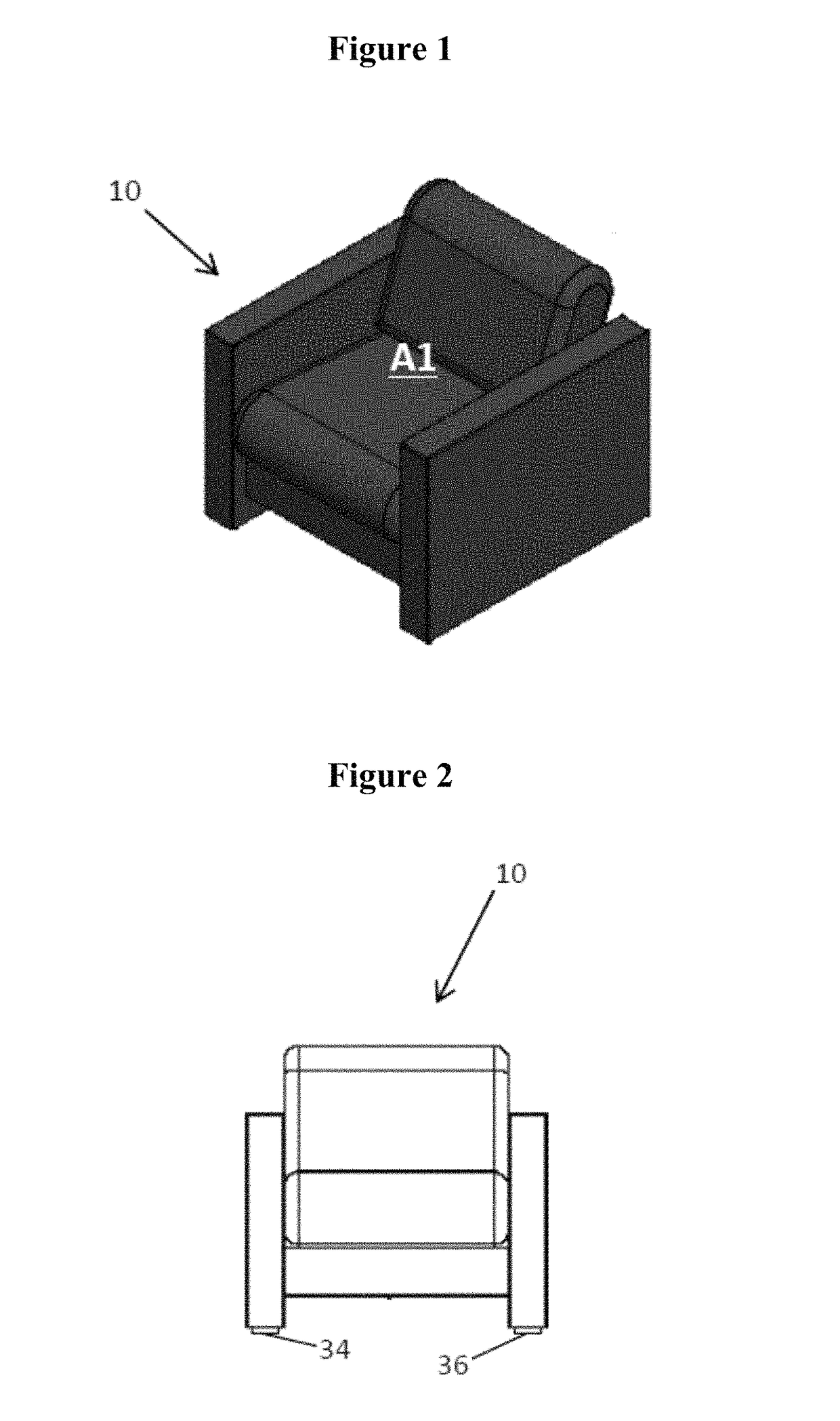 Furniture piece with insect control barrier and method relating thereto