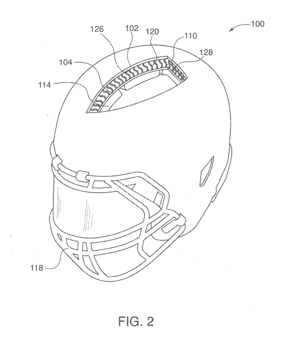 Biomimetic and inflatable energy-absorbing helmet to reduce head injuries and concussions
