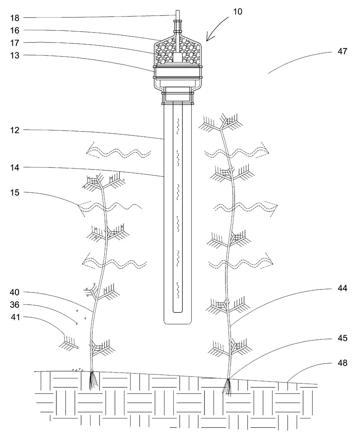 Short-wavelength ultraviolet light array for aquatic invasive weed species control apparatus and method