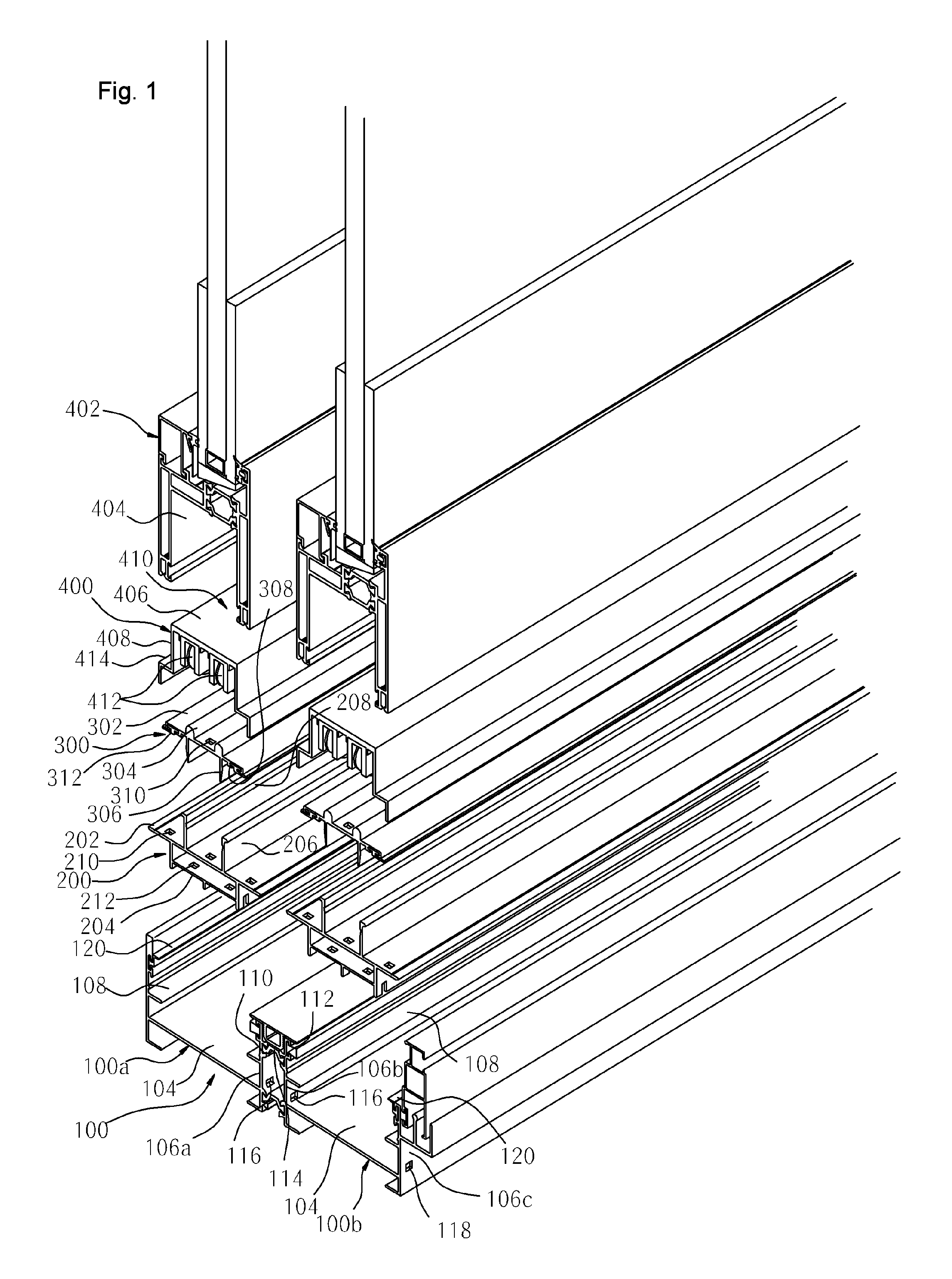 Modular window apparatus with liquid drainage ability