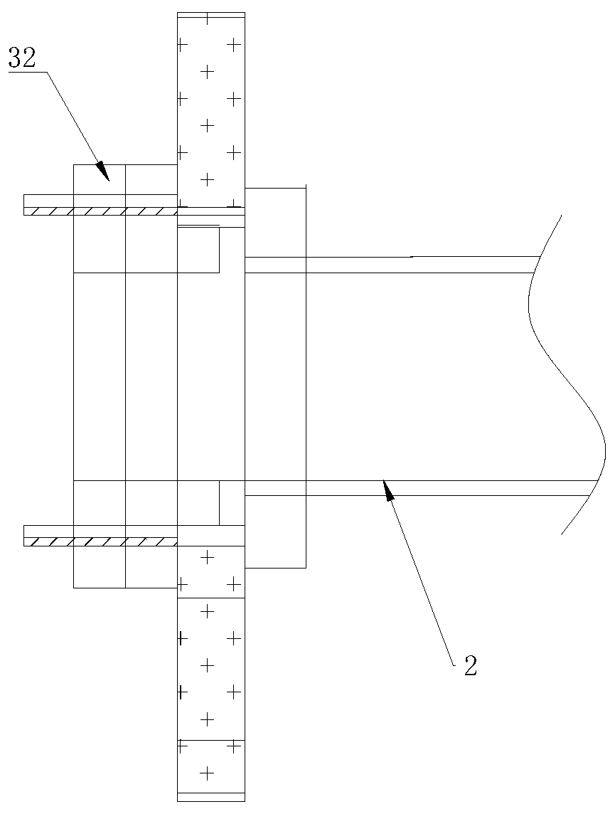 Welding-free structure of PTFE heat exchanger