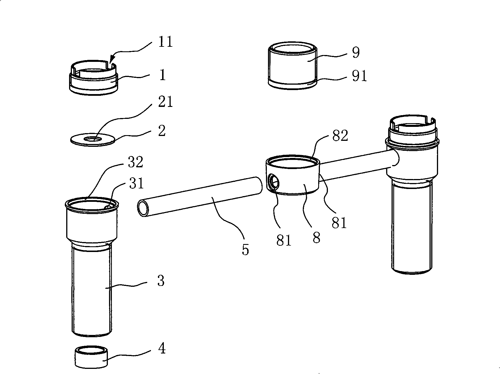 Process for manufacturing tap body