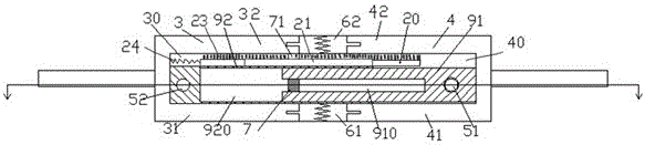 Self-cleaning device for bridge expansion joints