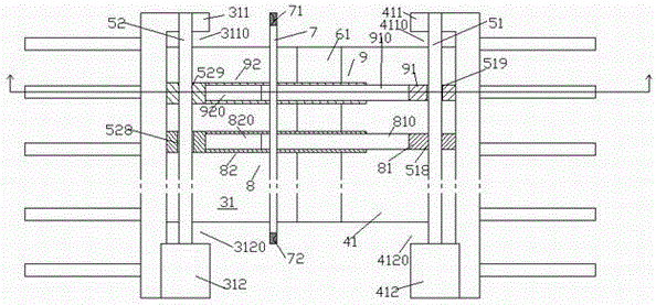 Self-cleaning device for bridge expansion joints