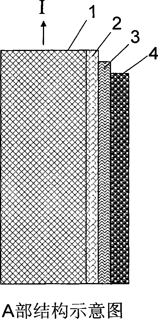 Biodegradable stent composite material and preparation method thereof