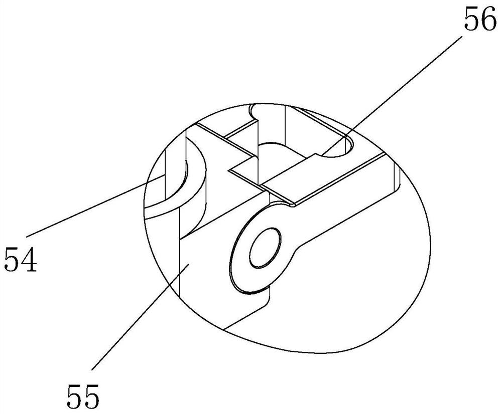 A gasket inner hole grinding device for metal processing