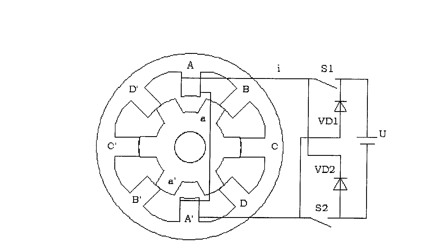 Rotor structure of switched reluctance motor
