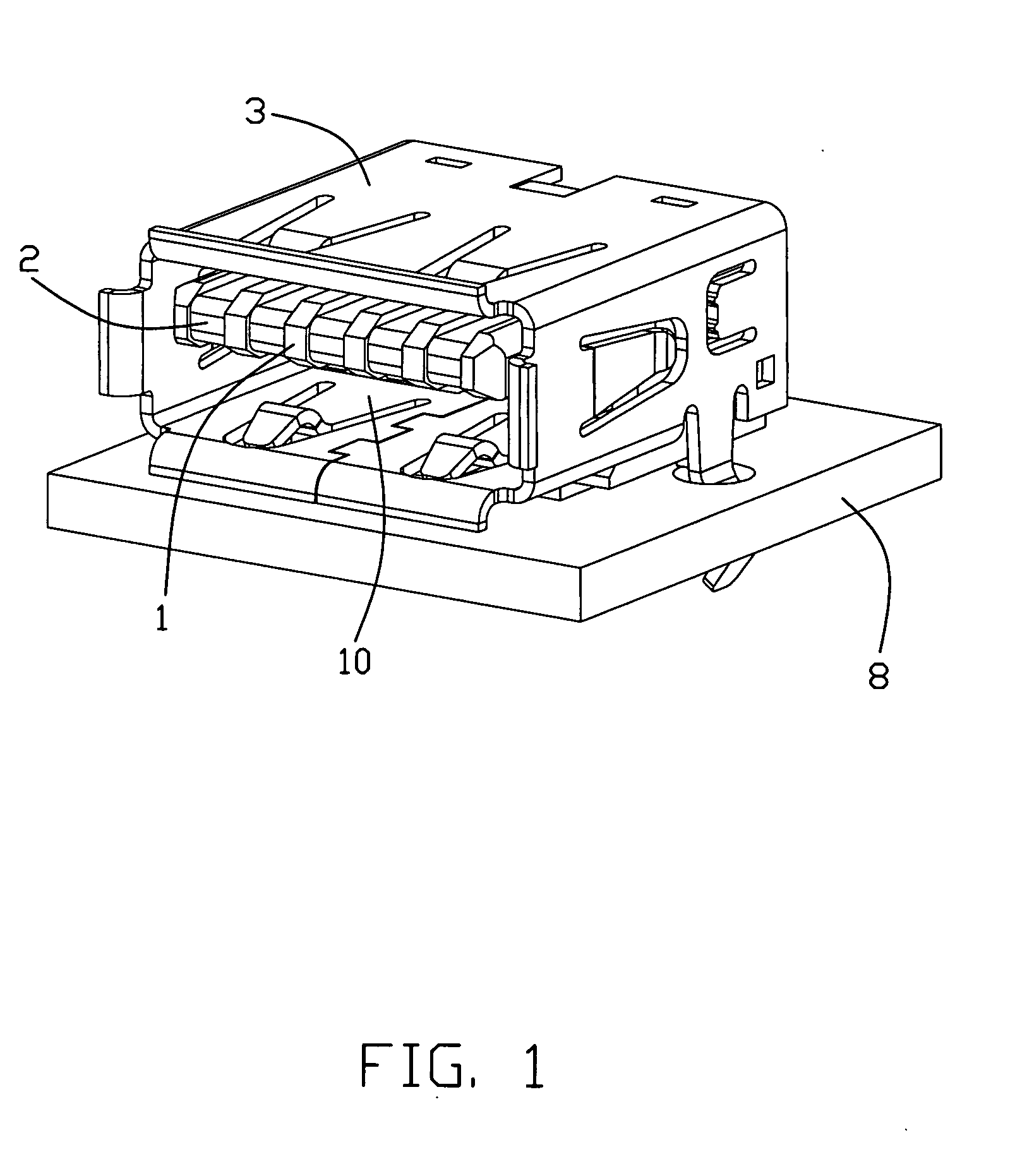 Electrical connector with improved contacts and transition module