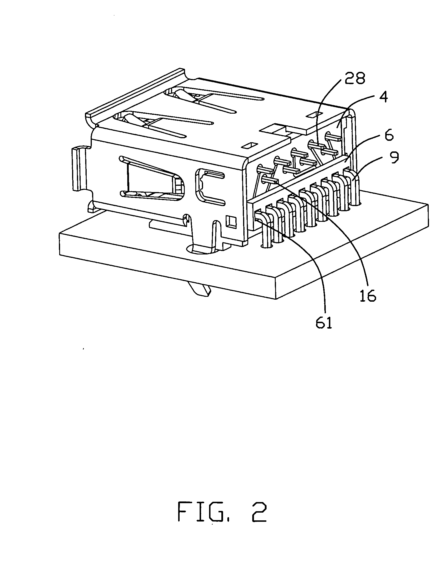 Electrical connector with improved contacts and transition module