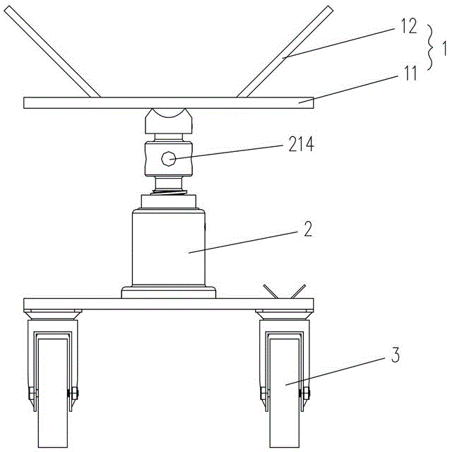 Mounting and dismounting device for wind driven generator coupler