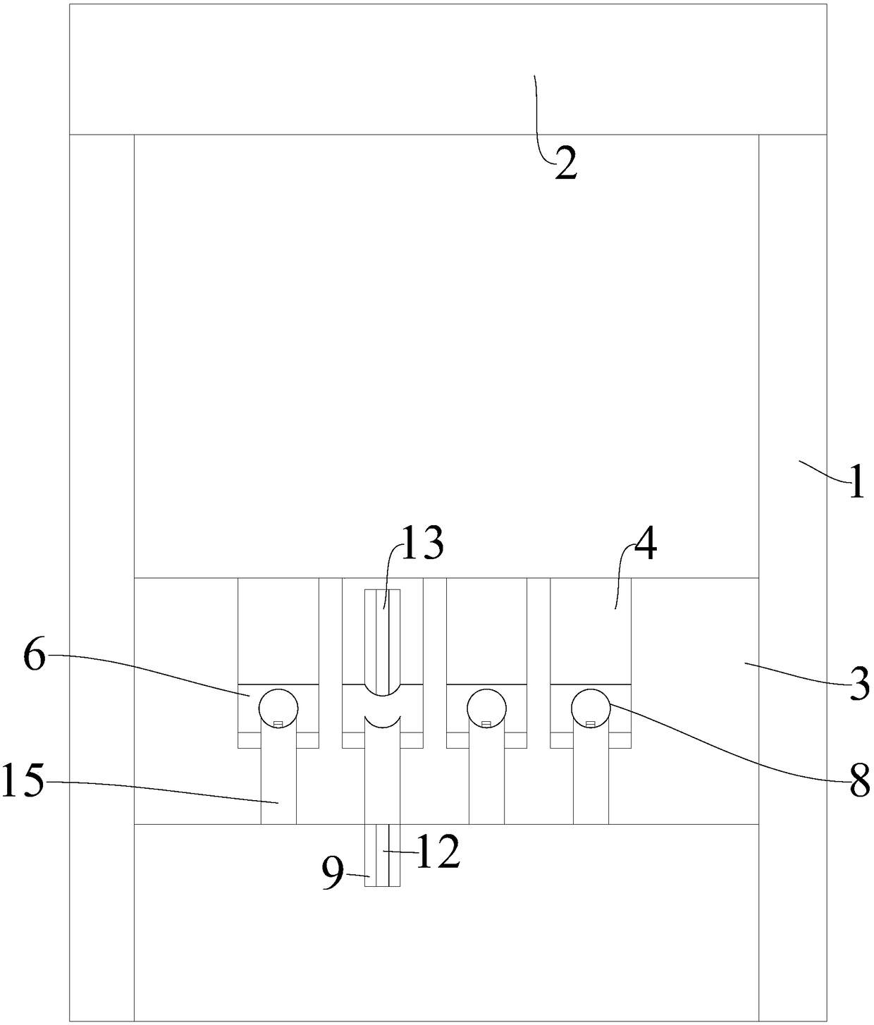 Flip-and-plug type taking device for bus station