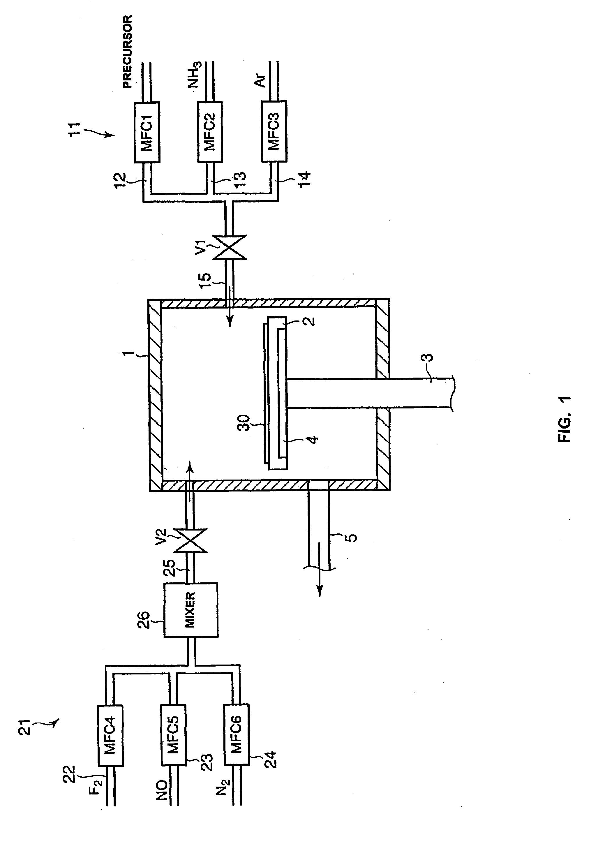Method of cleaning film forming apparatus and film forming apparatus