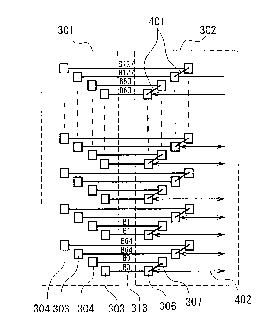 Semiconductor memory device and method of manufacturing semiconductor device with chip on chip structure