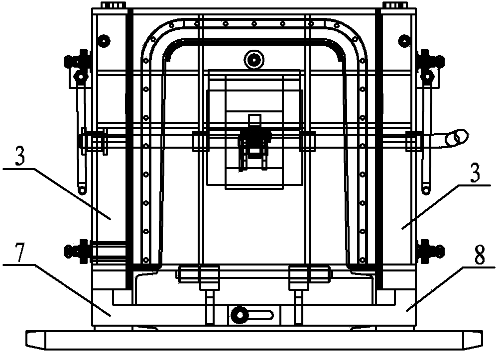 U-shaped sink machining mould