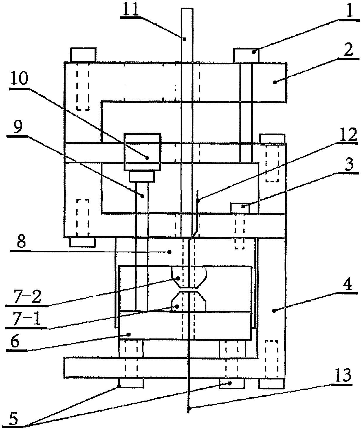 Testing method for dielectric property of liquid sample in high-pressure condition