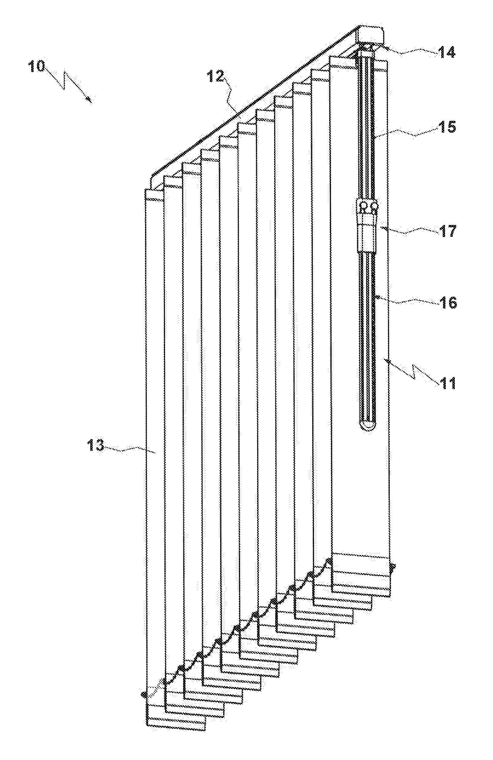 Actuating device for actuating a shading system and a shading system with such an actuating device