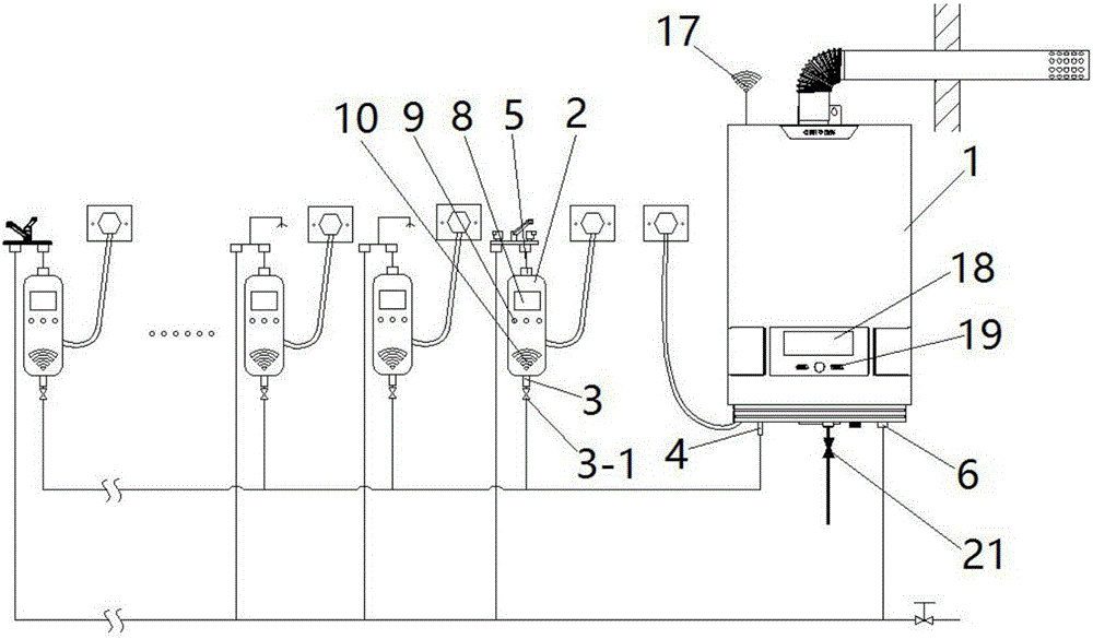 Double energy source water heater system with quick heat supply function