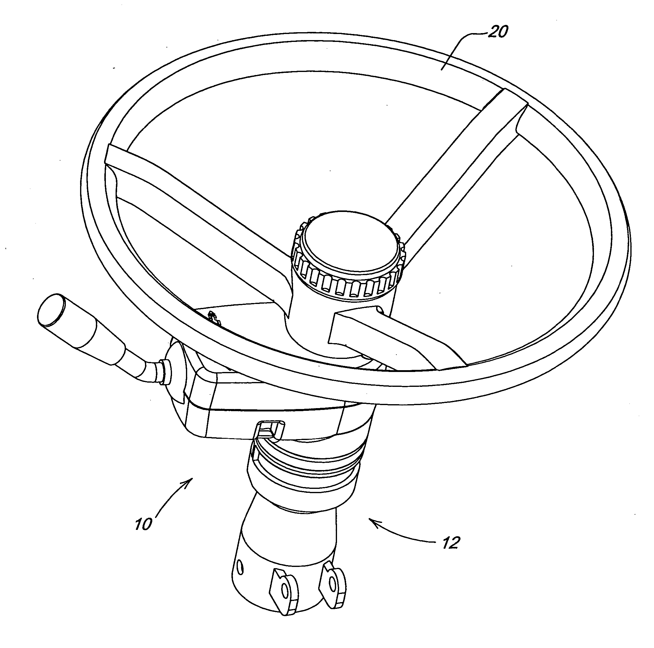 Control housing for work vehicle