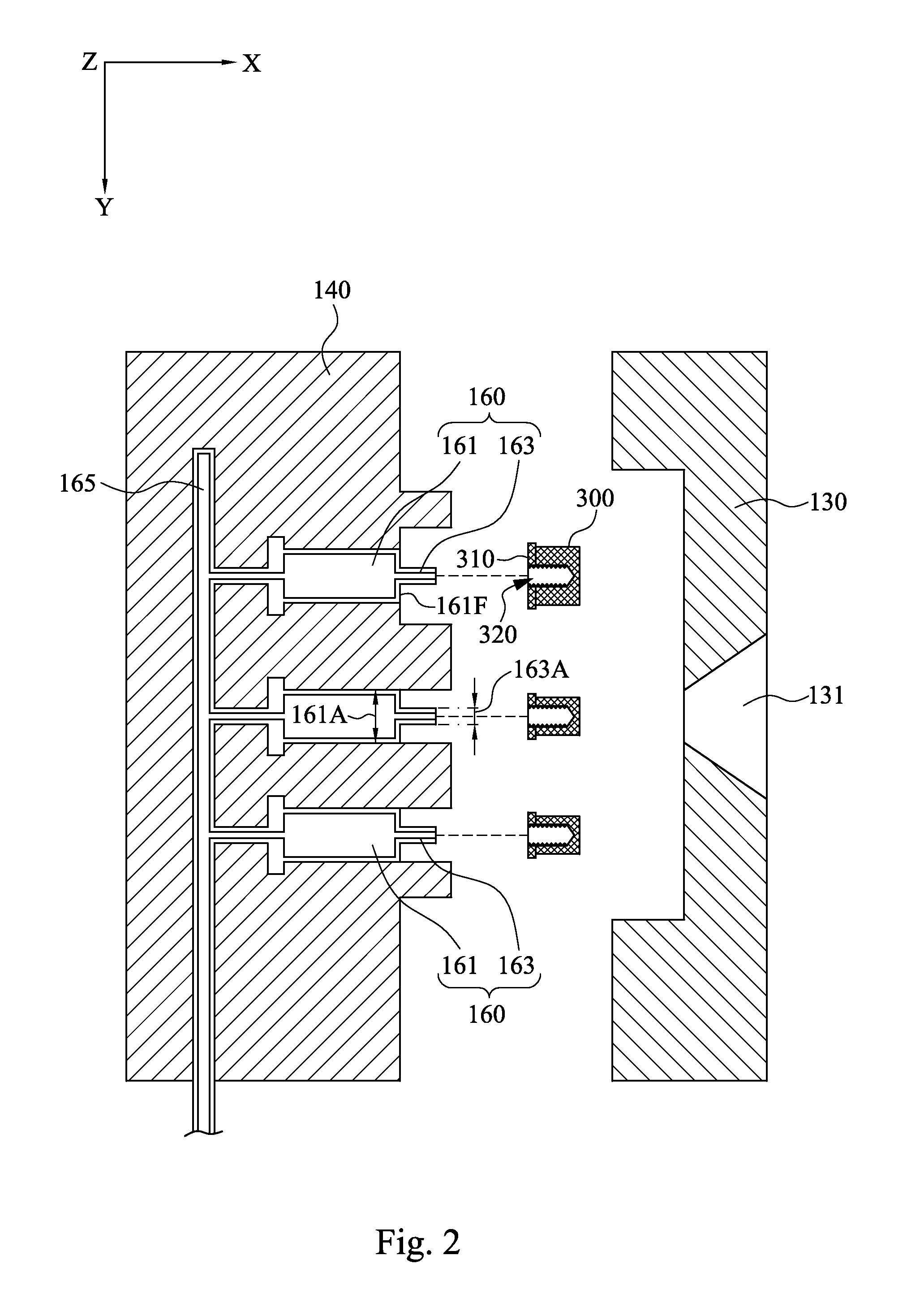 Automatic nut-inserted injection molding system and method of the same