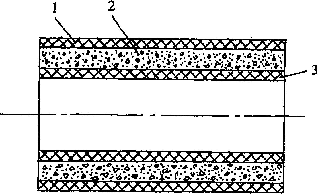 Glass fiber reinforced plastic pipeline and its production process