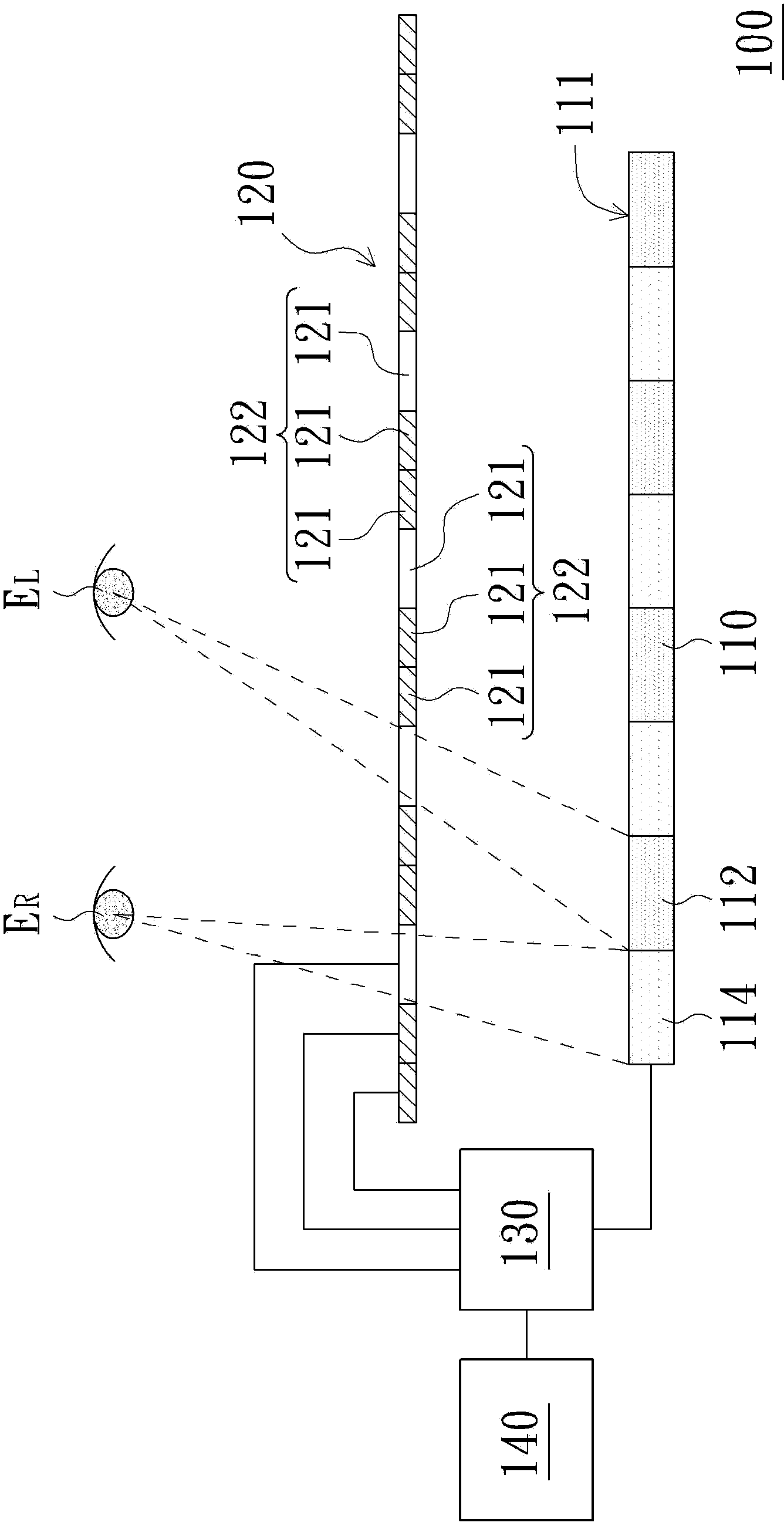 Stereo display and display method for the same