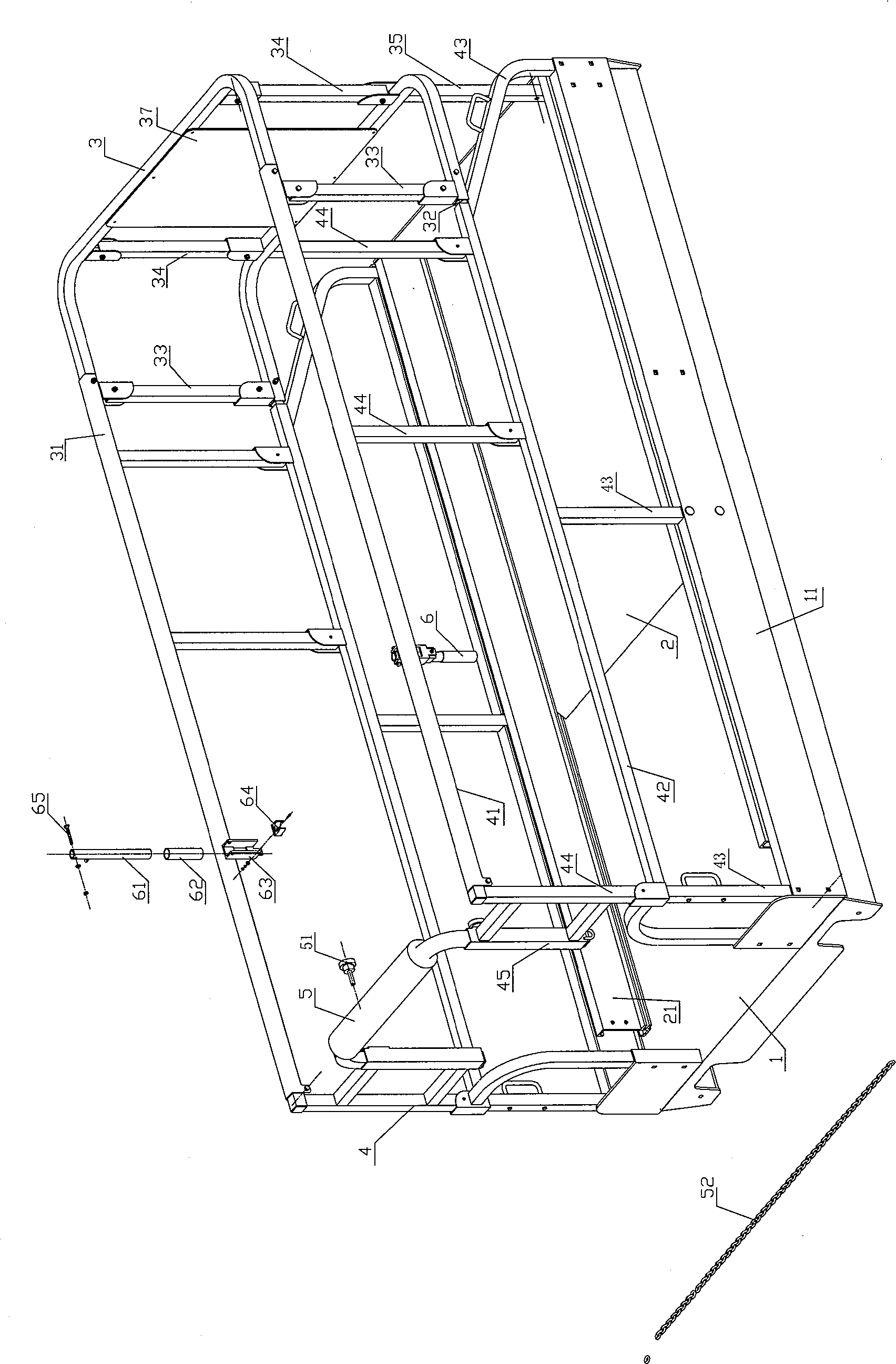 Aloft work platform with extensible work platform