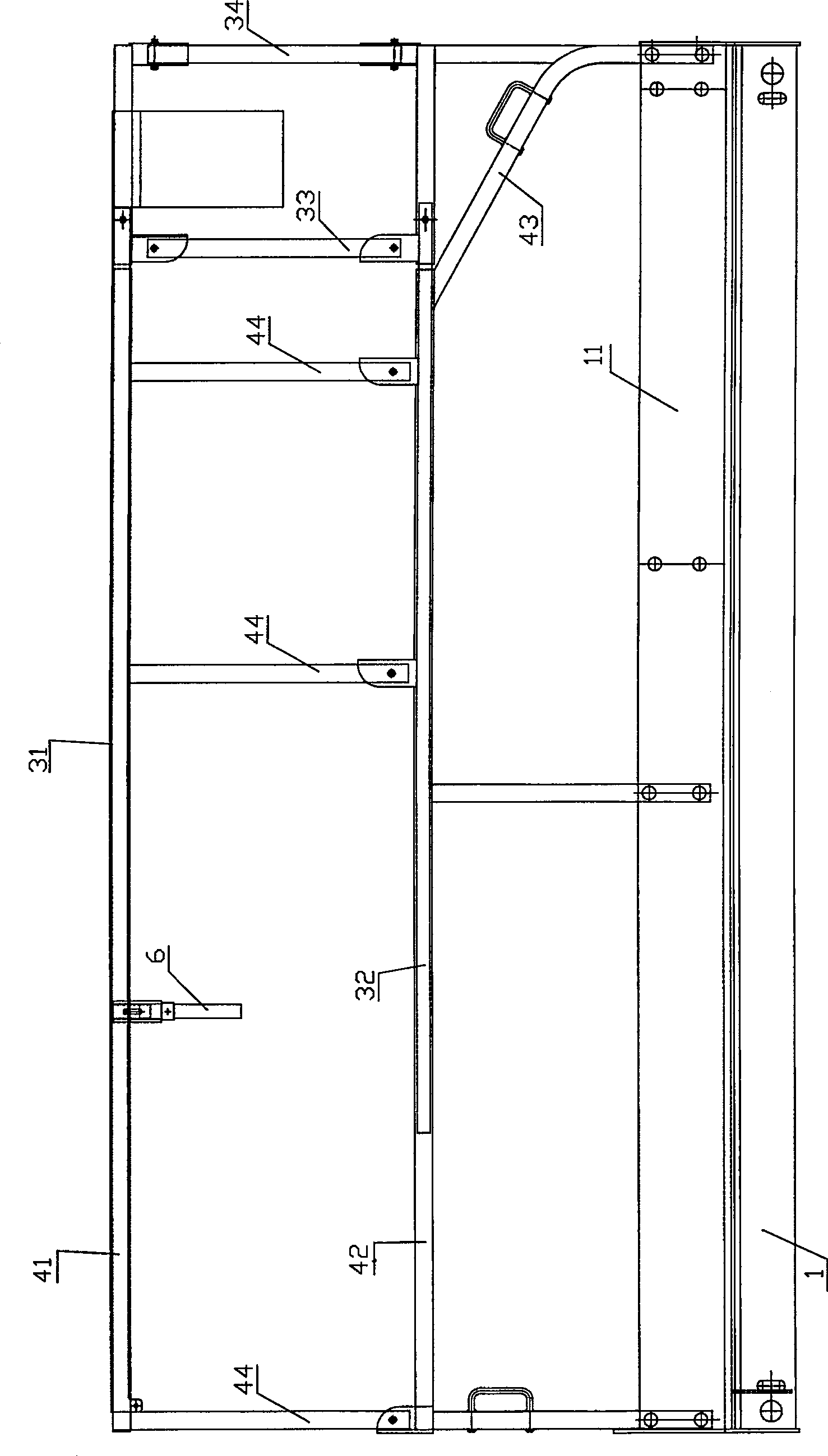 Aloft work platform with extensible work platform