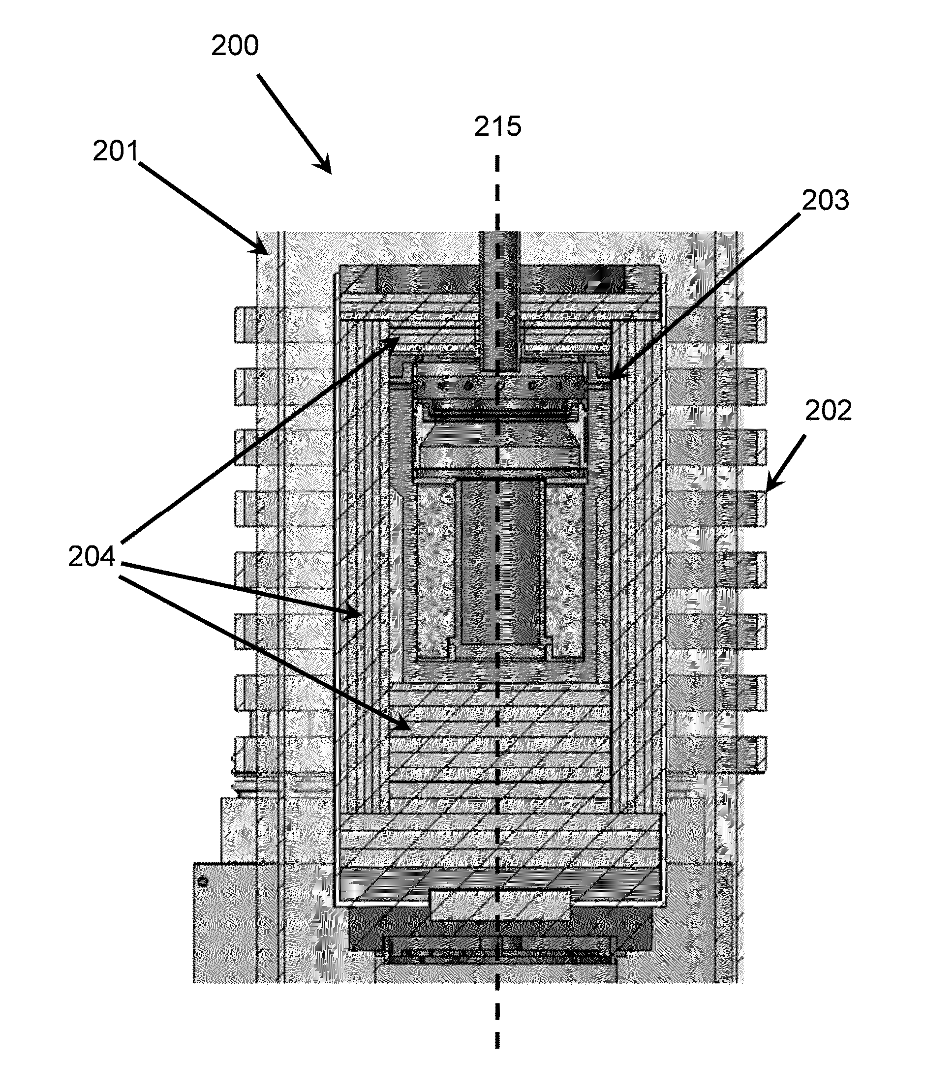 Apparatus for producing bulk silicon carbide