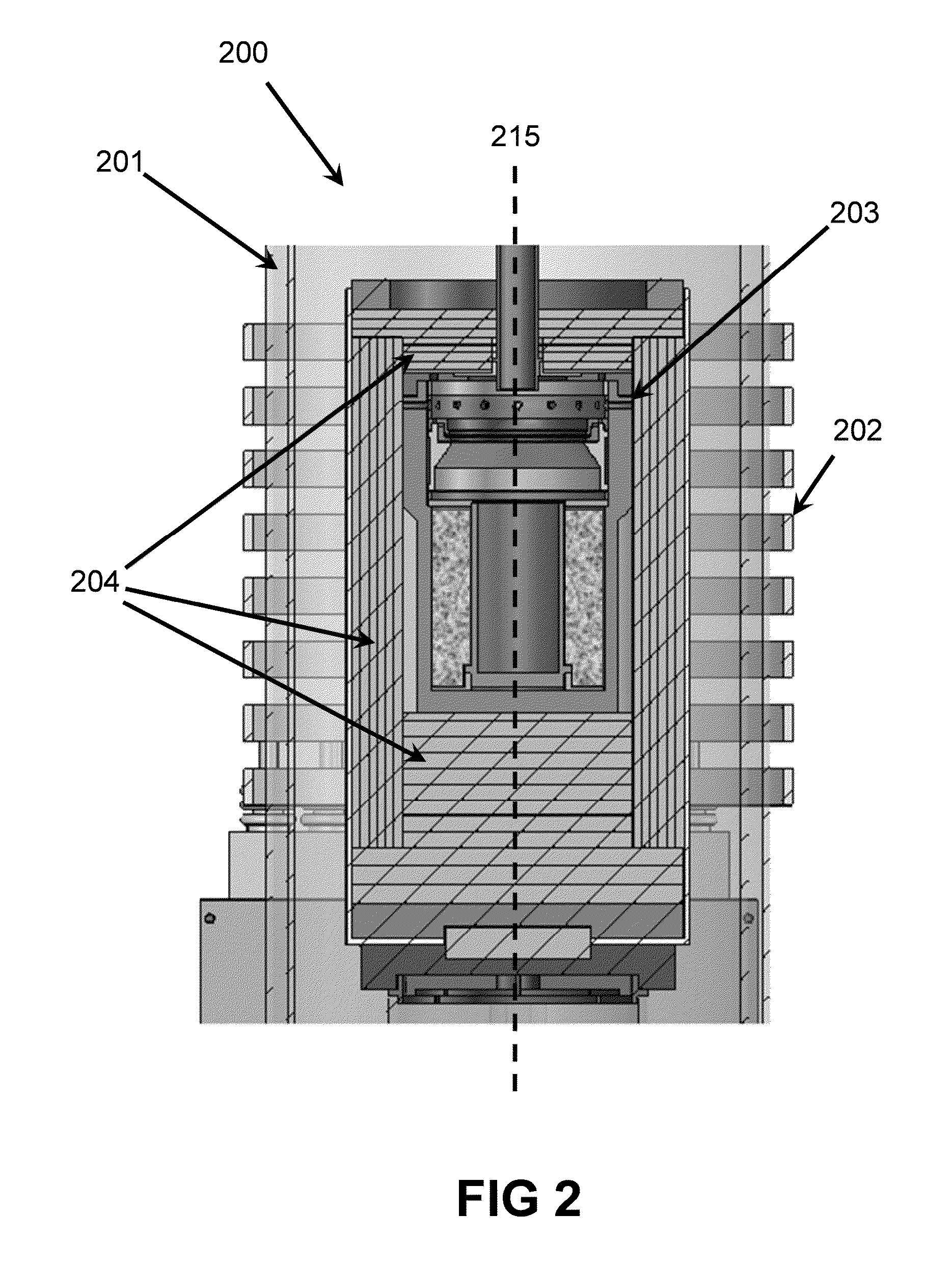 Apparatus for producing bulk silicon carbide