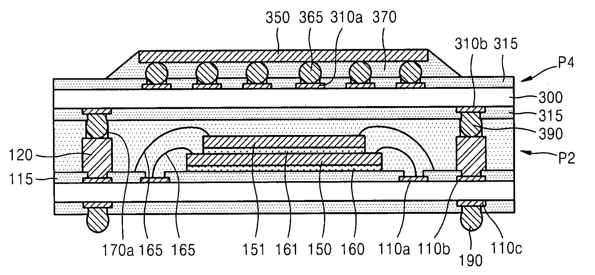 Stack type semiconductor package and method of fabricating the same
