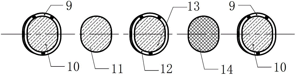 Carbon fiber electrode frame and diaphragm for filter pressing type bi-electrode electrolysis cell