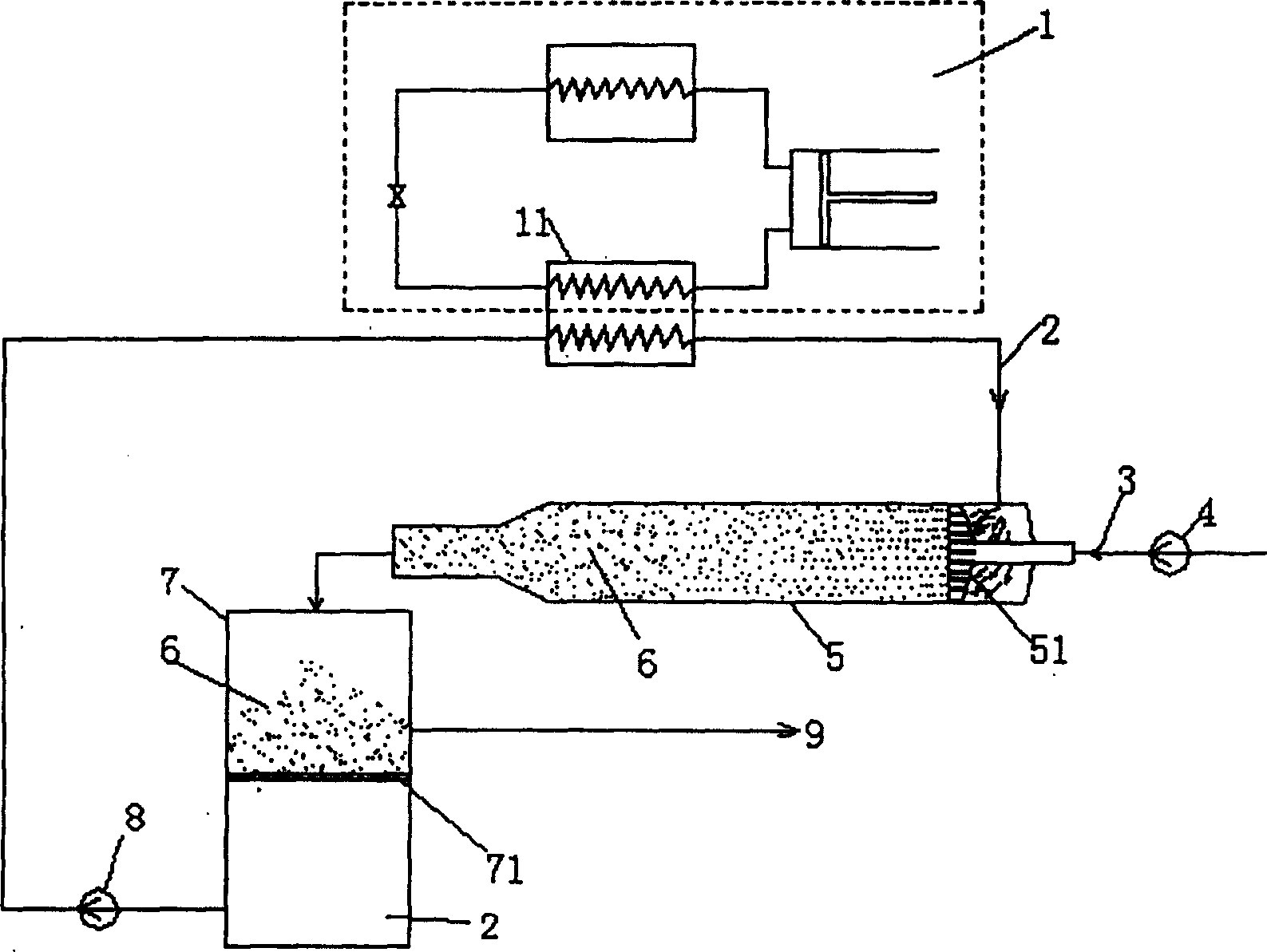 Method and apparatus for making fluidic ice