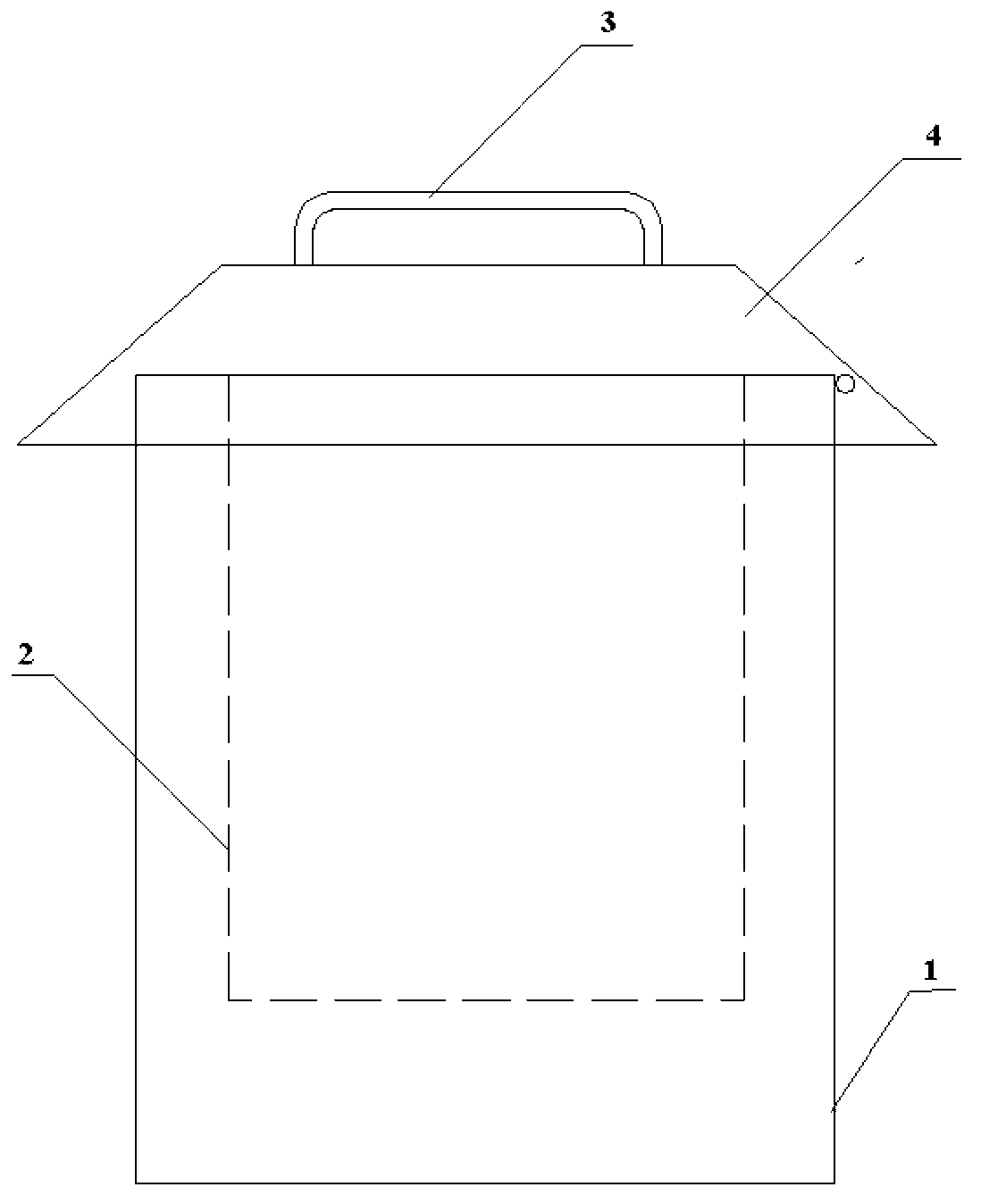 Driven sampling device of persistent organic pollutants