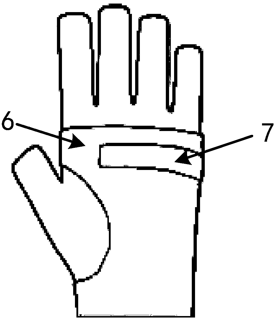 Motion capture glove with embedded sensor