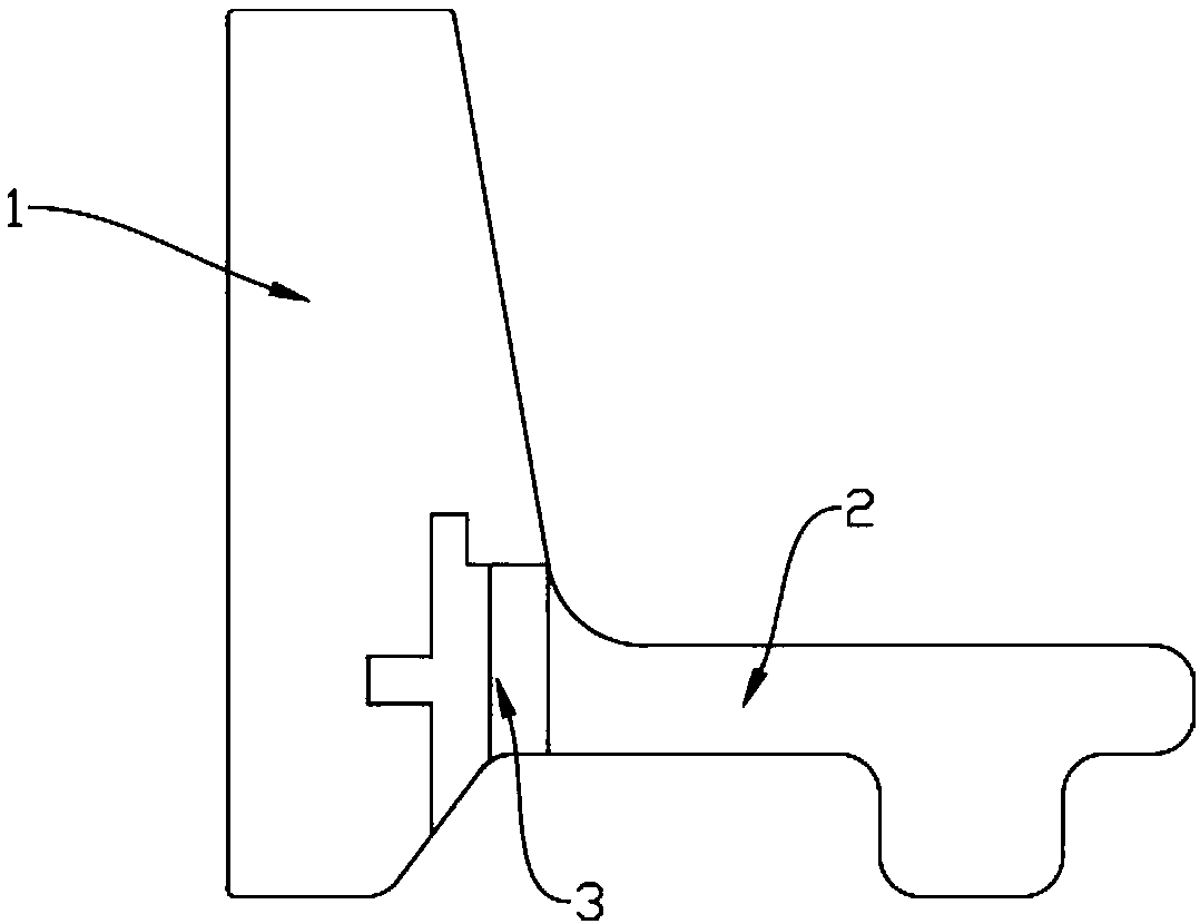 Installation plate in wheel bracket